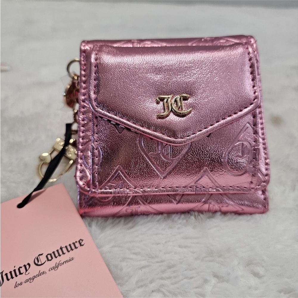 Juicy Couture Shiny Pink Card Holder